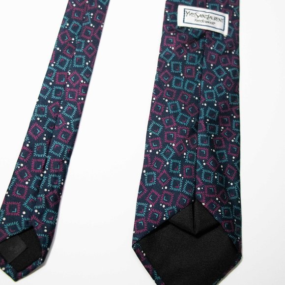 2/$40 ⭐️Men Yves Saint Laurent tie 100% silk⭐️⭐️ - Picture 1 of 5